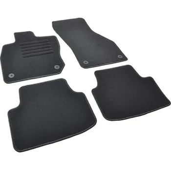 autokoberec Autokoberce textilní přesné černé / černé obšití - Škoda Octavia IV (Typ NX5) E-Tech (2019-) 5-sedadel