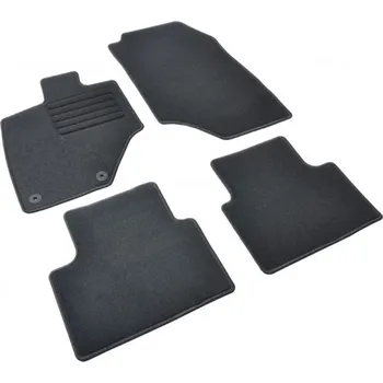 autokoberec Autokoberce textilní přesné černé / černé obšití - Peugeot 5008 III (Typ P67) (2024-) Combi 5-sedadel