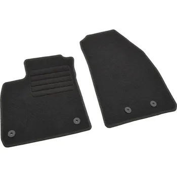 autokoberec Autokoberce textilní přesné černé / černé obšití - Ford Transit Courier (Version EU) (2022-) 2-sedadla