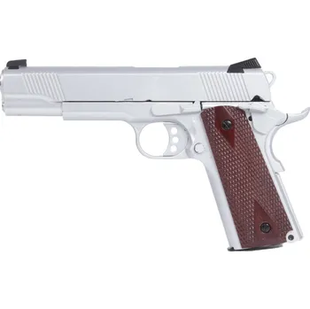 Airsoftová zbraň Army Armament Airsoftová pistole 1911 R30-4-S, plyn, blowback (GBB) - stříbrná