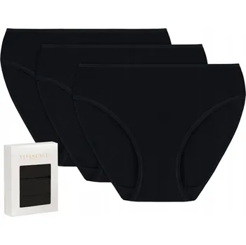 Kalhotky Vivisence 4002 3-pack černý M Kalhotky kalhotky