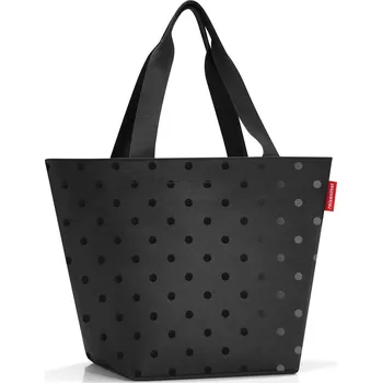 Úložný box Reisenthel, Nákupní taška Shopper s puntíky M černá - Formadore