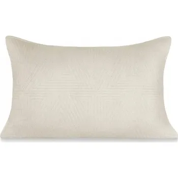 Polštář VELUROVÝ DEKORAČNÍ POVLEK NA POLŠTÁŘ MAYA 50x70cm BÉŽOVÝ