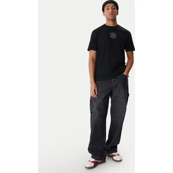 RVCA T-Shirt Roses Poster EVYZT00281 Černá Regular Fit XXL