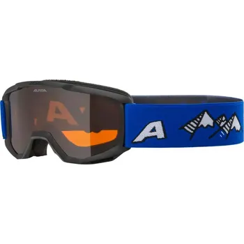 Lyžařské brýle Alpina Junior Piney Black-Blue Matt Sklo Orange S2