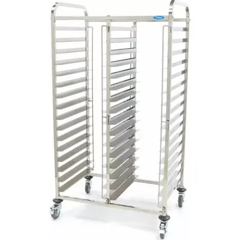 Servírovací stolek Maxima Vozík na podnosy Bakerynorm - vhodný pro 32 podnosů - 60 x 40 cm | 09300549