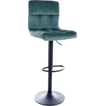Barová židle Barová židle Amo Velvet, zelená