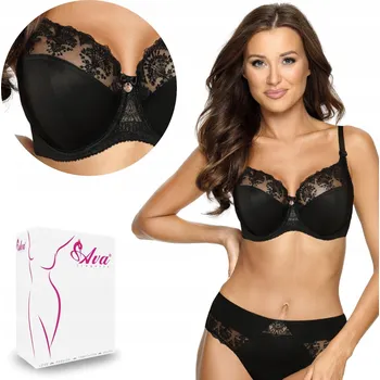 Podprsenka Ava podprsenka s měkkými košíčky černá velikost 65G