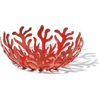 Stolování Alessi, Mísa na ovoce Mediterraneo 21 cm červená - Formadore