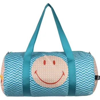 LOQI, Taška Weekender Smiley s geometrickým vzorem z recyklovaného materiálu - Formadore