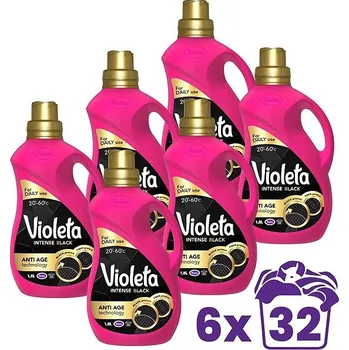 Prací gel VIOlETA Intense Black 6× 1,8 l (192 praní)