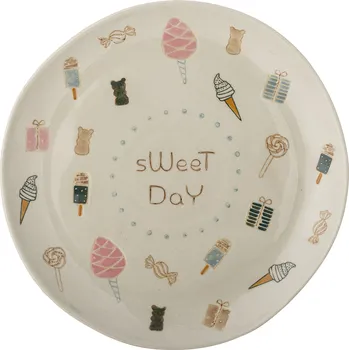 Stolování Bloomingville, Jídelní talíř Sweets 24 cm béžový - Formadore