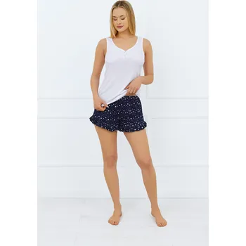 Dámské pyžamo Dámské pyžamo na široká ramínka, krátké kalhoty Libra S
