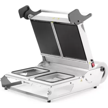 Vakuovačka Stroj na zataveni potravin DUÁLNÍ, HENDI, 230V/1400W, 653x487x(H)190mm | 297315