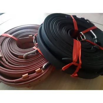 Kožené opratě pro dvouspřeží 4,5 m Barva: černá