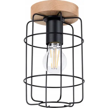 Stropní Stropní Svítidlo Stropní Svítidlo GOTTO Dřevo Černá 1xE27 SL.1262 Sollux