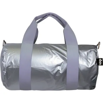 LOQI, Taška LOQI Weekender Metallic mini stříbrná - Formadore