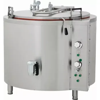 Kuchyňský gril Maxima VARNÝ KOTEL 550 l - elektrická - 400V - nepřímá - 130 x 143,6 cm | 09398715