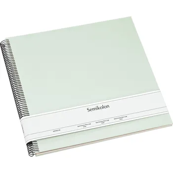Semikolon, Fotoalbum Uni Economy s bílými stránkami velké mátově zelené - Formadore