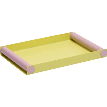 Design Letters, Servírovací tác Ray střední šeříková-žlutý - Formadore