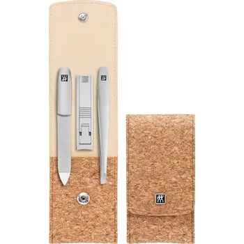 Zwilling, Příslušenství pro manikúru Twinox se štipcem na nehty v korkovém pouzdře 3 díly - Formadore