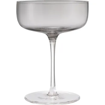 Blomus, Sklenice na šampaňské Fuumi Saucer kouřové 4 ks - Formadore