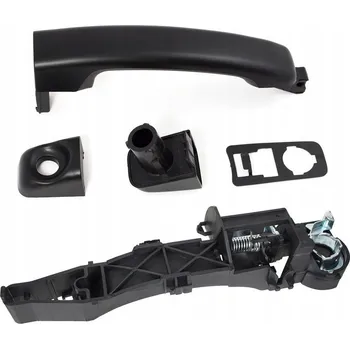 Dveře karosérie Vnější klika dveří s držákem Modecar černá zadní pravá - náhrada