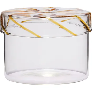 Dóza na potraviny Hübsch, Nádoba na potraviny Heir 10 cm žlutá - Formadore