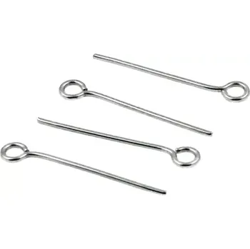 Materiál na výrobu šperku Ketlovací jehla chirurgická ocel 20mm – 50 ks