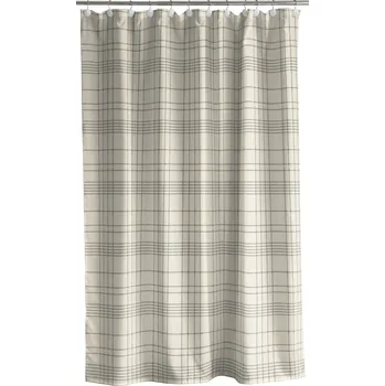 Sprchový závěs Södahl, Koupelový závěs Tartan 180 x 200 cm béžový - Formadore