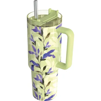 Quokka, Termohrnek se slámkou Quokka Stream Matcha, 1,2 l - Formadore