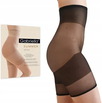 Dámské punčochy Šortky proti odírání stehen Summer Xenia Gabriella 5/6 (XL/XXL) Černá