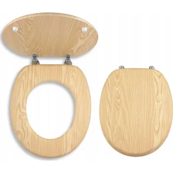 WC sedátko Sedátko na WC Novaservis hnědé MDF