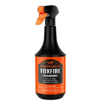 Pro koně Pharmakas Foxfire lesk na hřívu a ocas 1000 ml pro intenzivní lesk a ochranu hřívy a ocasu