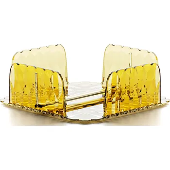 Papírový ubrousek Guzzini, Držák na ubrousky Vanity 20 x 20 cm žlutý - Formadore