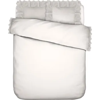 Povlečení Essenza, Povlečení Maen se 2 povlaky na polštář 60 x 70 cm na záložku bez zapínání 240 x 220 cm bílé - Formadore