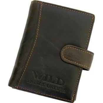 Peněženka Wild Things Only 5502 tmavě hnědá