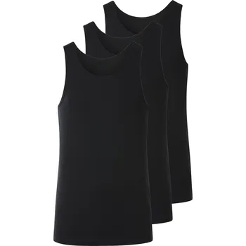 Pánské tílko esmara Men Pánský nátělník, 3 kusy (černá, 4/S)