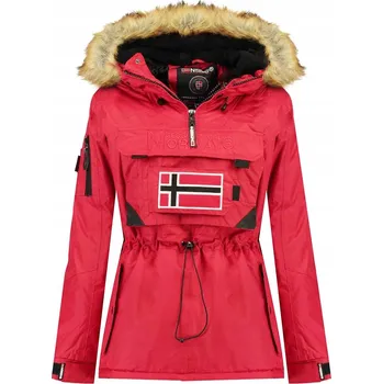 GEOGRAPHICAL NORWAY bunda dámská BABY LADY zimní přes hlavu S červená