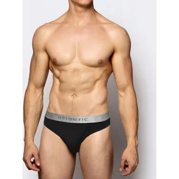 Slipy ATLANTIC Pánské slipy 2-pack BMP 013 *L* 2x černá