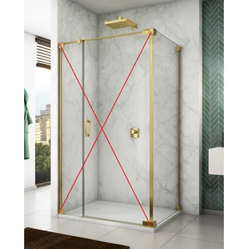 Ronal (Sanswiss) Ronal, CADURA Gold Line boční stěna v 90° CAT2 Šířka: 75 cm + doprava zdarma + při platbě převodem sleva