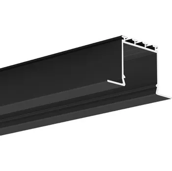 LED lišta LED hliníkový profil KLUŚ LARKO černý lak 3m