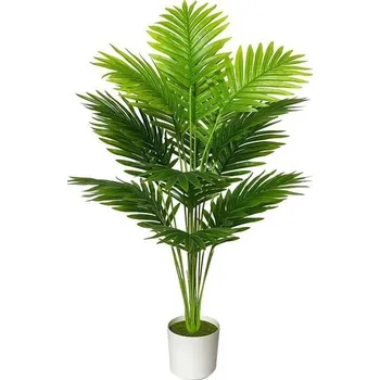 Zahradní dekorace AIVORIUY Umělá rostlina v květináči, hedvábné květiny, zelené umělé rostliny, velké umělé hedvábné