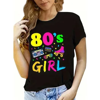 Karnevalový kostým dovoz Tričko retro 80. léta Velikost: XL 14377_XL