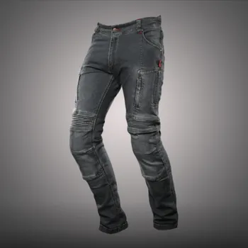 Moto oblečení 4SR jeansy CLUB SPORT GREY – 58