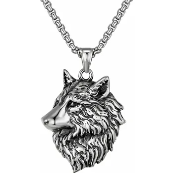 Náhrdelník Ocelový náhrdelník VLK