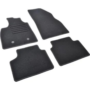 autokoberec Autokoberce textilní přesné černé / černé obšití - Dacia Duster III (Typ P1310) LPG (2023-) 5-sedadel