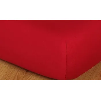 Prostěradlo jersey 120x220 výška 18cm vínová