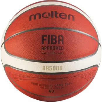 Basketbal MOLTEN Míč Molten BG5000 FFBB 7 KAŠTANOVÁ|ORANŽOVÁ
