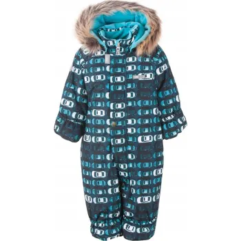 Kojenecká kombinéza Teplá dětská zimní kombinéza ZOO autíčka Lenne, vel. 68